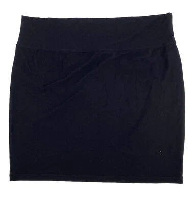 Eileen Fisher Rock Übergröße 3X schwarz Krepp Mini Freizeit Basic Grundnahrungsmittel minimal - Bild 1 von 4