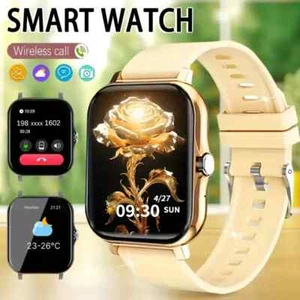 2025 Smart Watch 1.83" HD Screen Make/Receive Calls Fitness Tracker USB Recharge - Picture 1 of 9
