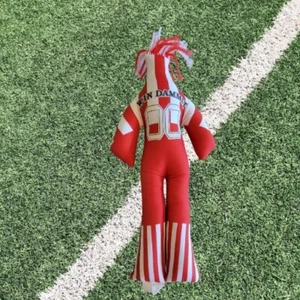 Win Dammit Puppe Streifen Fußball KC Garn Haare weich Plüsch Stressabbau Spielzeug T31 - Bild 1 von 7