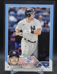 2023 Topps Series One Andrew Benintendi Father’s Day Powder Blue /50 NY YANKEES - Picture 1 of 3