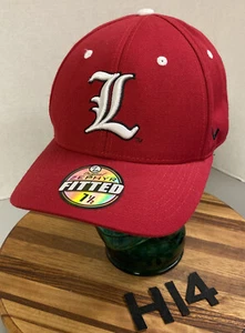 ZEPHYR LOUISVILLE CARDINALS HAT RED FITTED SIZE 7 1/2 EMBROIDERED LOGO EUC! H14 - Picture 1 of 3