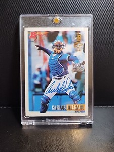 Carlos Delgado 1993 Bowman Rookie Card RC Blue Jays 2022 Buyback Auto /6 !