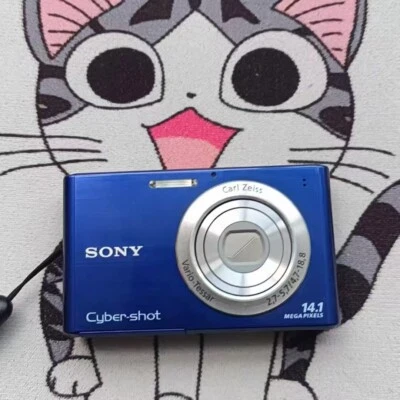Sony DSC-W330 14.1MP CCD Vintage Digital Camera -100% Working-Blue - Image 1 of 4