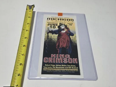 Folleto de serigrafía King Crimson 1995 Ann Arbor Theater Michigan, Mark Arminski  Foto 1 de 4