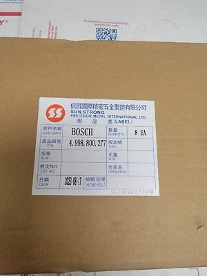 SOPORTE MONTAJE CARDÁN BOSCH Parte# 4998800277 Cantidad: 8 Foto 1 de 2