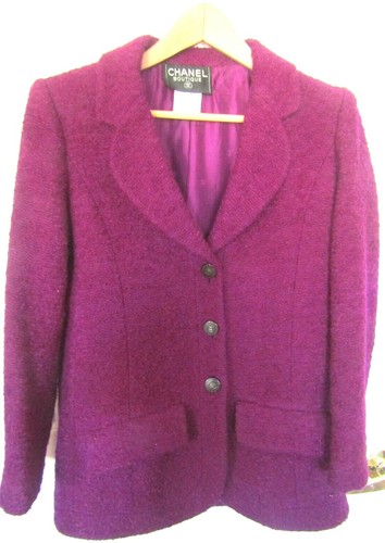 Giacca viola Chanel taglia M