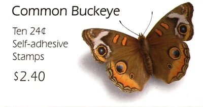 USA 2006 COMMON BUKEYE ( BUTTERFLY) TEN STAMPS BOOKLET MNH - Image 1 of 2