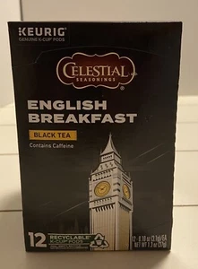 Himmlisches englisches Frühstück schwarzer Tee Keurig 12 K Tassen enthält Koffein - Bild 1 von 8