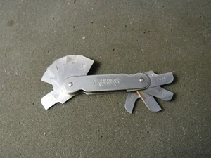 Starrett 272A Inch Reading Fillet or Radius Gauge, 1/32 - 17/64" Range - Picture 1 of 3