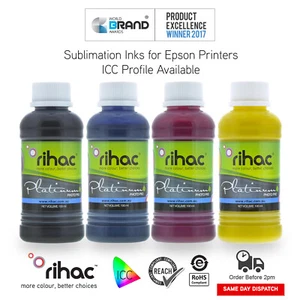 Dye Sublimation Ink for Epson Printer CISS Refill Heat Transfer 100ml - Picture 1 of 9