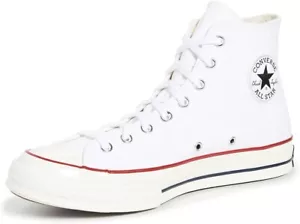 Converse CTAS Chuck 70 Tela Bianco/Granato/Egret 162056C | US M 7 W 9 EU 40 - Foto 1 di 5