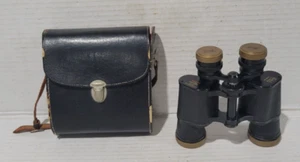 Vtg Selsi Lightweight Amber Coated Luminous 7 x 35 Field 6.5* Binoculars in case - Picture 1 of 16