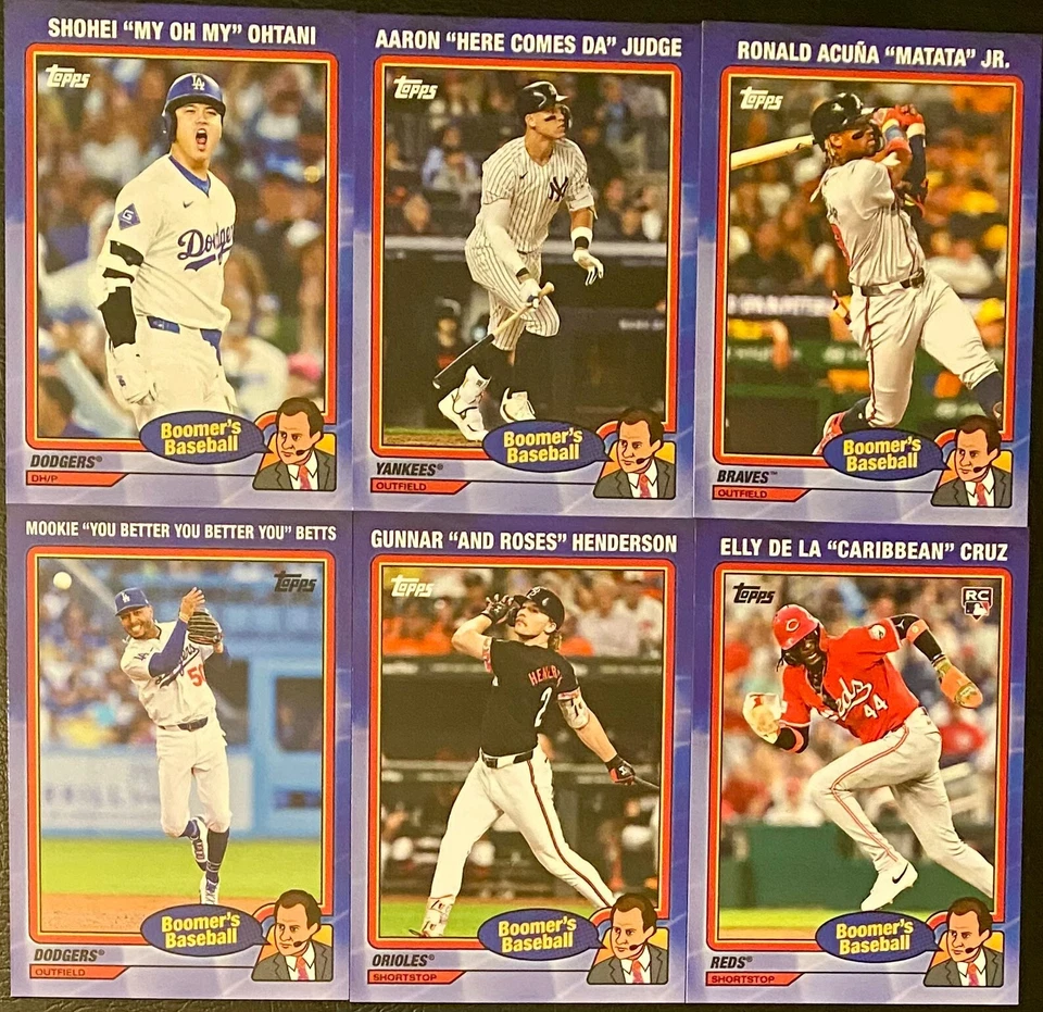 2024 Topps x Chris Berman Boomer's Nickname Nameplate Variations You Pick - Image 1 of 1