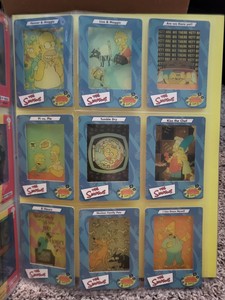 The Simpsons Film Cardz Series 1 Complete Set 45 Trading Cards 2000 Artbox Nice