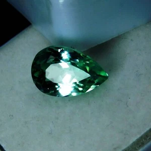 2 Ct Pear Cut Natural Stunning Montana Sapphire Loose Gemstone CERTIFIED - Foto 1 di 12
