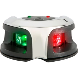 Attwood LightArmor Bow Mount Navigation Light Stainless Steel Bi-Color 2NM 12V - Picture 1 of 3
