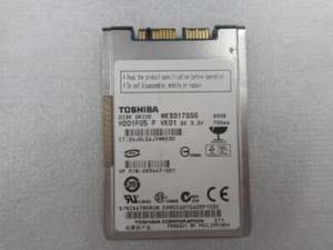 HDD1F05 1.8 80GB MICROSATA 5400RPM 8MM HIGH 1.5 GB/S 8MB CACHE - Picture 1 of 3