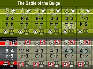 Battle of the Bulge (’65) Die-Cut Replacement Counters