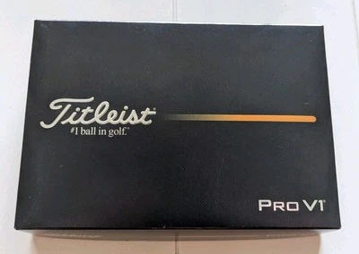 2025 Titleist Pro V1 Golf Balls, 1 Dozen (12 Balls) White-#1,2,3,4 NEW!