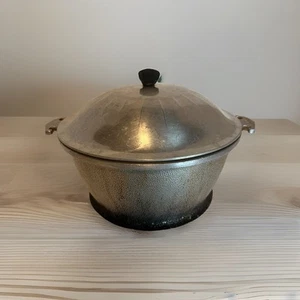 Cazuela de horno holandesa Guardian vintage con tapa utensilios de cocina de aluminio fundido - Imagen 1 de 17