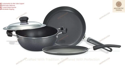 Prestige Omega Select Plus Residue Free Non-Stick Kitchen Set, 3-Piece Black - Image 1 of 4