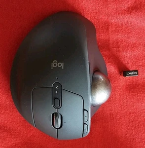 Logitech M-R0065 MX Ergo Wireless Trackball Mouse W/ DOGLE & WORKS | NO RISER | - Picture 1 of 20