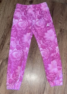 Air Jordan NIKE BROOKLYN ESSENTIALS Pink Floral joggers pants YOUTH MEDIUM - Bild 1 von 6