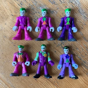 6 x DC Imaginext Superhero Action Figures - 6 Different Joker Figures - Batman - Picture 1 of 3