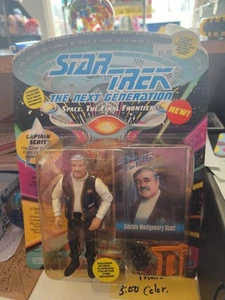 Star Trek The Next Generation Captain Montgomery Scott Figure 1993 Signed Auto - Picture 1 of 2