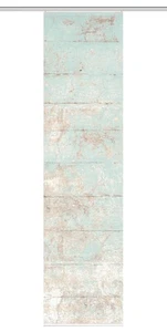 HOME in green Schiebevorhang MANDRIGA in Bambus-Optik, Digitaldruck, halbtranspa - Bild 1 von 3