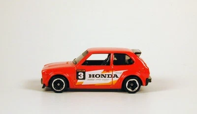 Hot Wheels '73 Honda Civic Custom "HWCRFX 6" Red No Package - Image 1 of 3