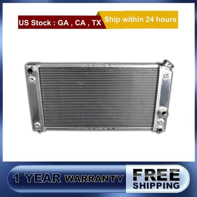 Aluminum Radiator For 1996-2005 GMC Sonoma/Jimmy/Chevrolet /S10/Blazer  4.3L V6 - Image 1 of 4