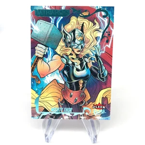 Tarjeta Marvel Mighty Thor 47 azul claro/129 matriarcas 2024 Fleer cubierta superior [nuevo] - Imagen 1 de 6