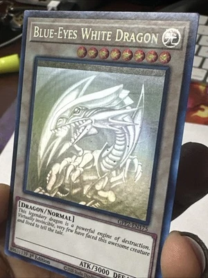 Misprint Error Foil Shift Blue-Eyes White Dragon (Ghost Rare) GFP2-EN175 - Image 1 of 4