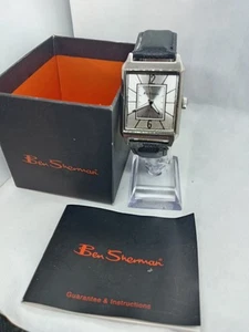 Ben Sherman BS097 Water Resistant Watch with Black Leather Strap - Picture 1 of 9