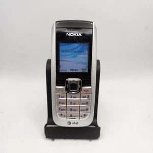 Nokia 2610 Cellular Phone (AT&T) - Silver - ASIS #1513 - Picture 1 of 8