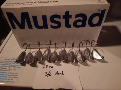 MTP TACKLE Unpainted Blackfish Jigs 1.5oz Sheepshead Tog