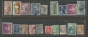 Lote Muy Bonito de Portugal x 19 Estampillas Perfin - Imagen 1 de 2