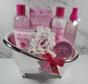 Bagno e Corpo REGALO Spa Collezione Sparkle & I Believe Like A Unicorn Lozioni Saponi - Foto 1 di 8