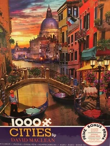 Cities By David Maclean 1000 Pc Puzzles 26x19 - Picture 1 of 2