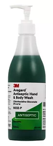 3M AVAGARD ANTISEPTIC HAND & BODY WASH 500ML CHLORHEXIDINE 2% - Picture 1 of 2