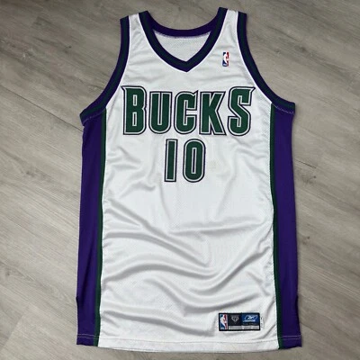 Team Issue SAM CASSELL 2002-03 Milwaukee Bucks Jersey 46 Authentic Pro Cut Game - Image 1 of 4