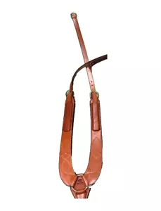 Billy Cook Buckaroo genähtes ziehendes Brusthalsband Kastanienleder 12-928-CHN - Bild 1 von 7