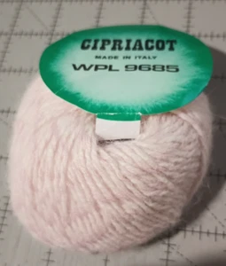 Cipriacot Yarn Made in Italy Lavender/White - Picture 1 of 3