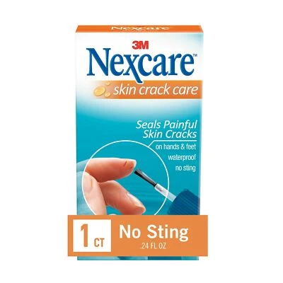 Cuidado de grietas de piel Nexcare, 112, 0,24 fl. oz. Botella Foto 1 de 4