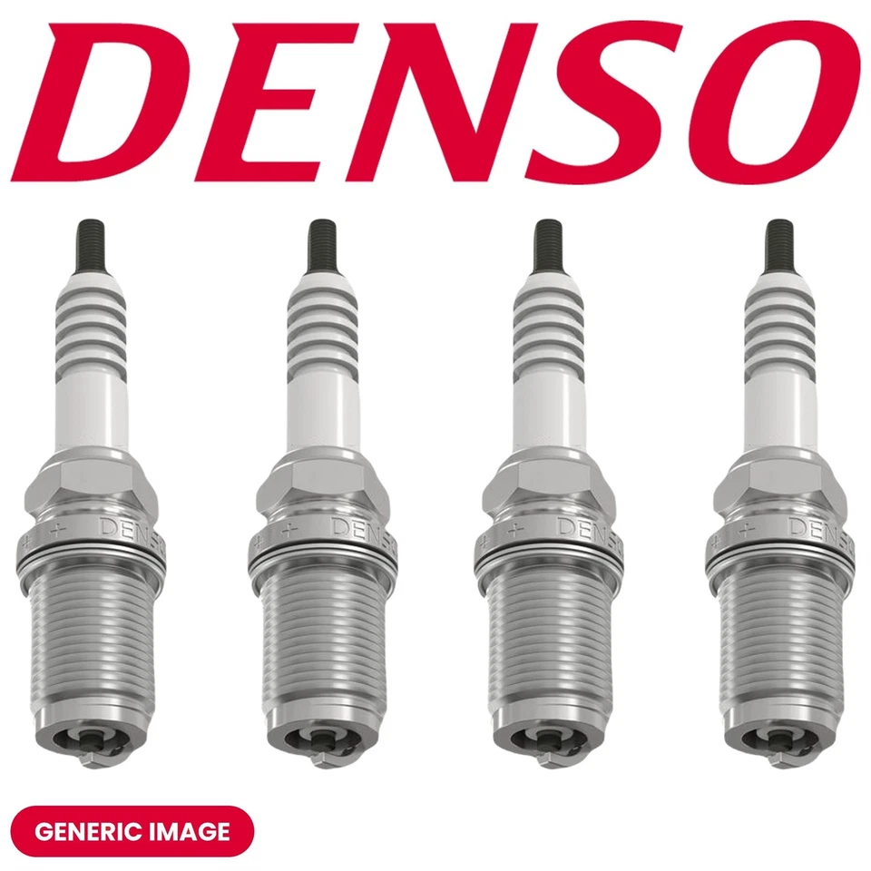 Denso 4x Spark Plugs Fits Chrysler Dodge Infiniti Nissan Plymouth Toyota K16RU11 - Image 1 of 4