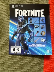 Fortnite Cobalt Star Bundle Code + 1000 V Bucks (ungekratzt) PS5 Exklusiv NEU! - Bild 1 von 2