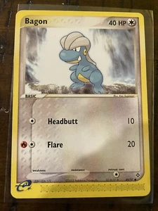 Pokémon TCG Bagon EX Dragon 49/97 Regular Common VLP - Picture 1 of 2
