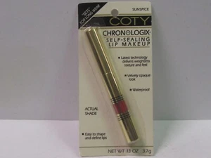 Maquillaje de labios auto sellante Coty Chronológico color especias solares .13 oz nuevo - Imagen 1 de 1