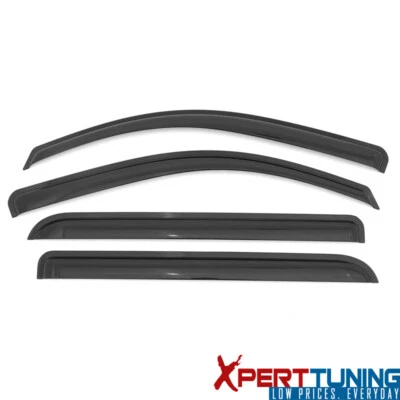 Se adapta a viseras de ventana Ford Explorer 11-19 deflectores de ventilación protectores de lluvia acrílico 4 piezas Foto 1 de 4